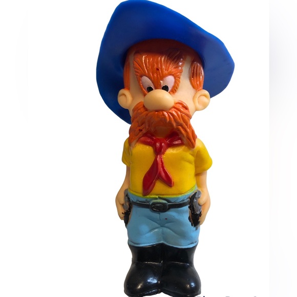 Vintage Yosemite Sam Rubber Squeaky Toy R Dakin & Co Warner Bros Looney Tunes - Picture 1 of 9